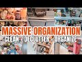 MASSIVE TWO DAY CLEAN ORGANIZE AND DECLUTTER WITH ME | EXTREME KITCHEN ORGANIZATION | CLEAN WITH ME