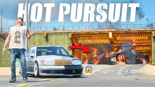 HOT PURSUIT KEI MAKES A CITY'S POLICE TENSE!! GTA 5 ROLEPLAY