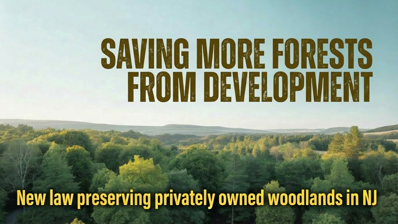 Private NJ woodlands saved under new law
