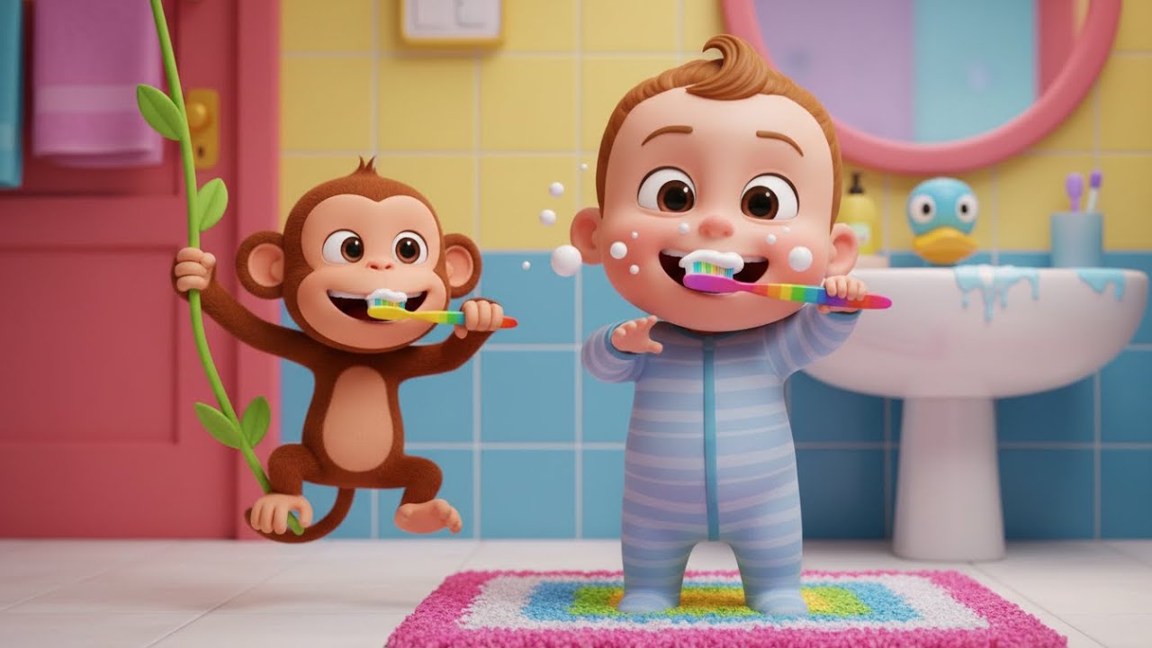 Yes Yes Brush Time Adventure Song for Kids | Fun Nursery Rhyme & Baby Teeth Brushing Songs 🪥🎶
