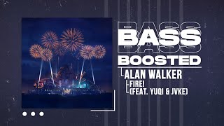 Alan Walker - Fire! (feat. YUQI ((G)I-DLE) & JVKE) [BASS BOOSTED]