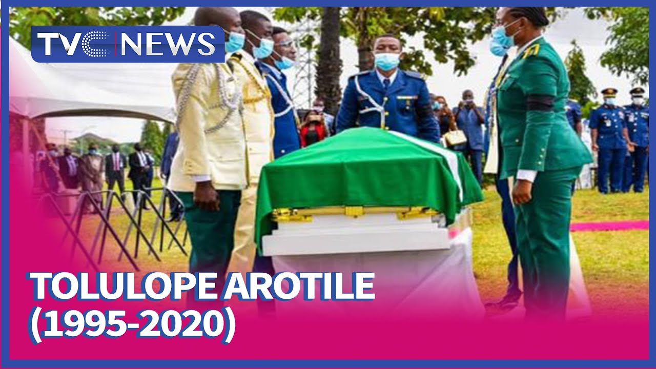 [Full Video] Flying Officer Tolulope Arotile Buried With Full Military Honours