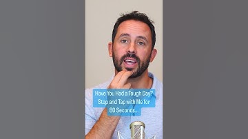 Having a tough day? Pause for a moment and Tap with Alex to turn your day around! #reels #tapping