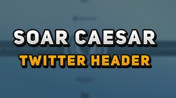 SoaR Caesar Twitter Header Speed Art