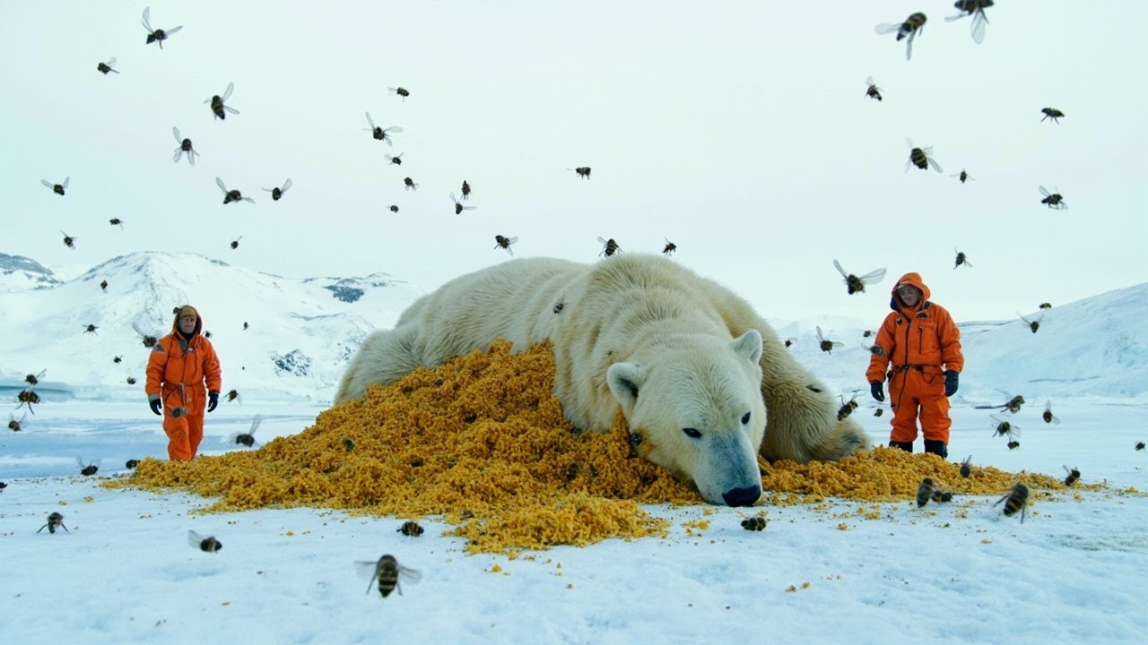 Brave Polar Bear Cub Seeks Help to Save Its Mother from Deadly ...
