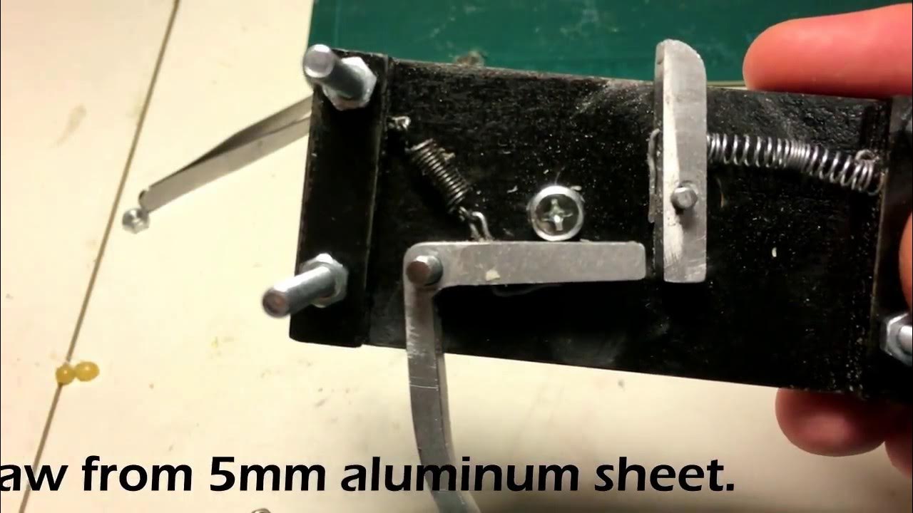 Simple Trigger Mechanism for my Homemade Air Gun | Tutorial & Assembly