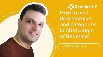How to add deal statuses and categories in the CRM plugin of Redmine?