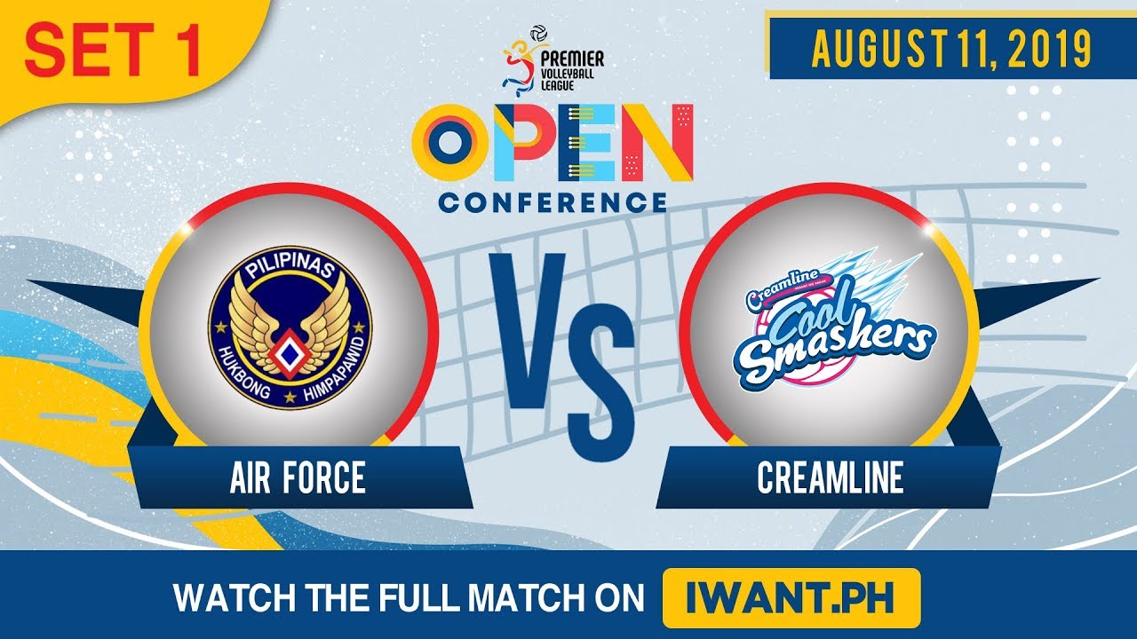 SET 1 | Air Force vs. Creamline | August 11, 2019 (Watch the full game on iWant.ph)
