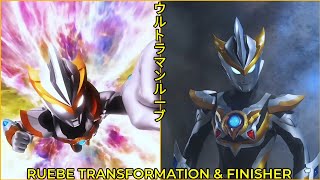 Download Lagu ULTRAMAN R/B - Ruebe Transformation \u0026 Finisher | 4K 60FPS MP3