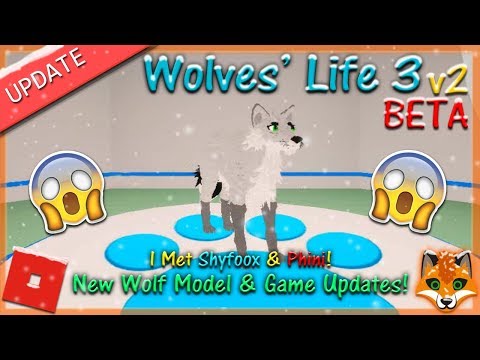 Roblox Wolves Life 3 V2 Beta New Wolf Model 15 Hd - must watch trolling in wolves life beta roblox youtube