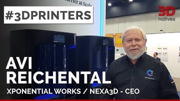Avi Reichental presents Nexa3Ds newest generation of #3Dprinters - Rapid + TCT