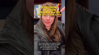 RD Release Dates for TOP COLLEGES in 2025