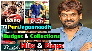 #Director #Purijagannaadh all movies budget & collections || hits and flops list#liger