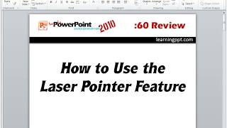How to use the laser pointer in PowerPoint screenshot 4