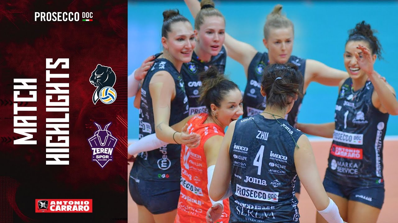 HIGHLIGHTS | A. CARRARO PROSECCO DOC CONEGLIANO vs ANKARA ZEREN SPOR | CEV CHAMPIONS LEAGUE