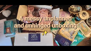 A Messy Unplanned and Unhinged Unboxing (like my life)🤦🏽‍♀️