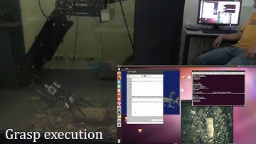 Underwater Semi-Autonomous  Grasping using Laser  3D Reconstruction. Experiment 2.