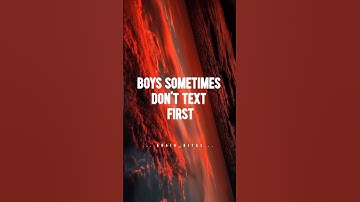 boys sometimes don