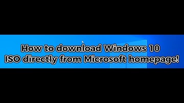 How to download Windows 10 ISO directly from Microsoft homepage!