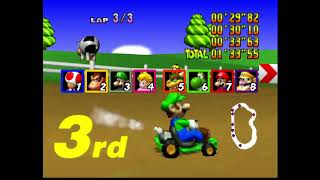 Mario Kart 64 - Mushroom Cup 150Cc Luigi