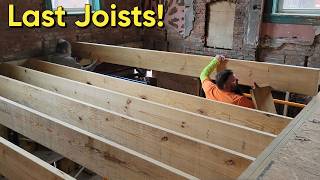 We Finally Finished The 100% Floor Framing Removal & Replacement! | Collapsing Corner Store Ep 43