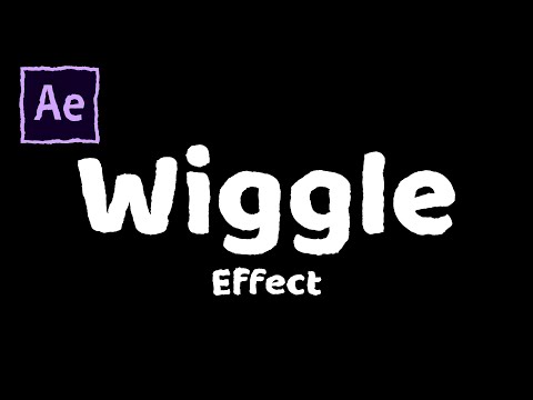 Wiggle Effect After Effects Tutorial | Quick Motion Graphics Tutorial | Wiggly Animation
