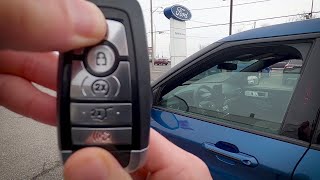 How to roll down windows using the key fob in the 2021 Ford Explorer ST Wealth
