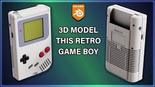 : Retro Game Boy Tutorial In Blender