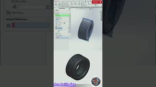 Tyre 3D Model Design in Solidworks| Solidwork Beginners Tutorial | Learn Solidwork Step by Step.