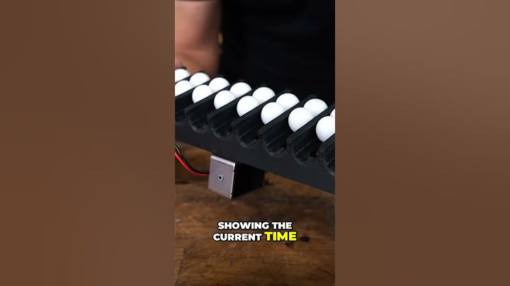 he spent months building a marble clock