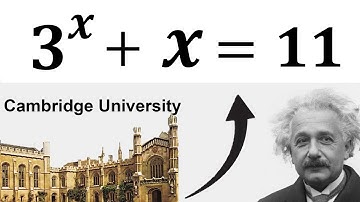 Can you solve this Cambridge Entrance Exam Question?