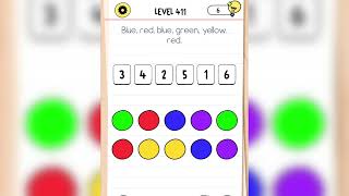 Brain Test 4 level 411 Walkthrough Solution