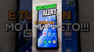 Para Magkaroon ka ng Earthquake Alerts sa iyong Cellphone i-Turn ON mo ito #shorts Para Magkaroon ka ng Earthquake Alerts sa iyong Cellphone i-Turn ON mo ito #shorts