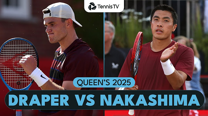 Jack Draper vs Brandon Nakashima Match Highlights | Queen's 2025 Quarter-Final