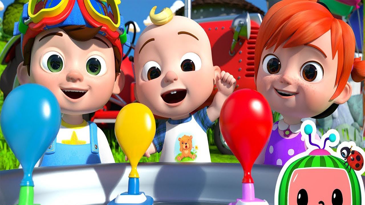 Balloon Boat Race Nursery Rhymes & Kids Songs YouTube