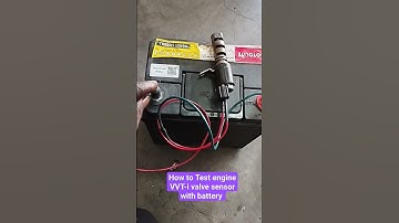 how to test vvti valve sensor with battery #howto #testvvti #car #engine #vvti