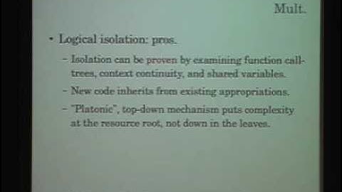 Logical Resource Isolation in the NetBSD Kernel, Kristaps Džonsons