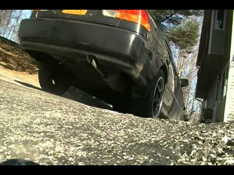 98 Honda civic straight pipe with stock muffler - YouTube