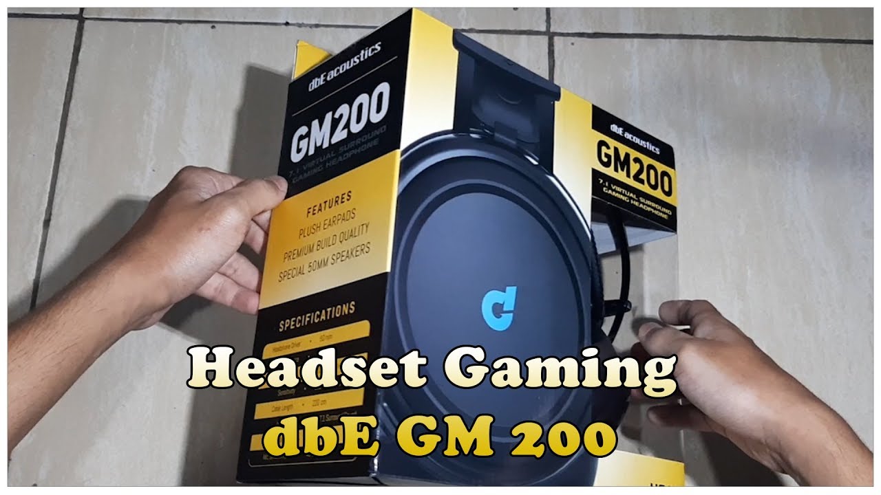 Headset Gaming dbE GM 200