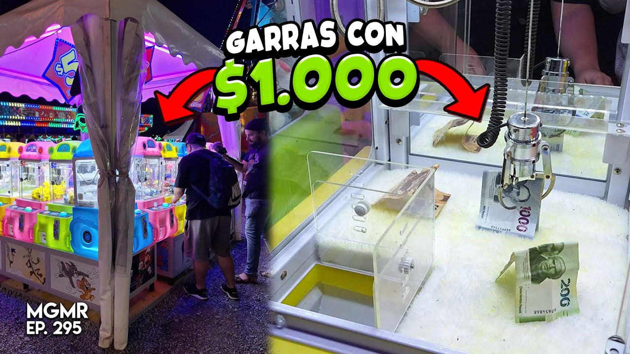 Garra mini con Billetes en la Feria