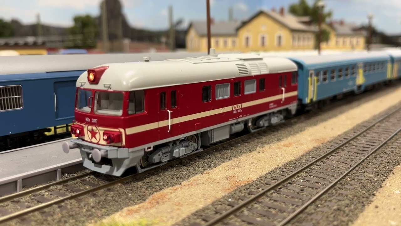 MDa motorkocsi hanganyag ismertetése (felirat van).