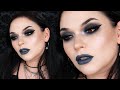 Smokey gray monochrome asmr makeup tutorial