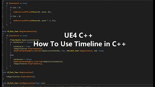 UE4 Timeline C++