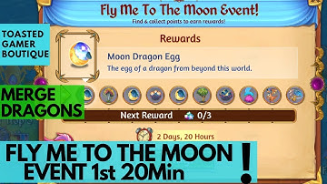 Merge Dragons Fly Me To The Moon Event • First 20 Minutes • Cloud Key Guide ☆☆☆