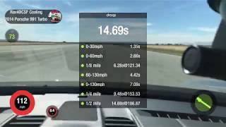 CSF Cooling's 1,000hp Porsche 991 Turbo S goes 186mph at 2019 Never Lift half mile race-Shift S3ctor