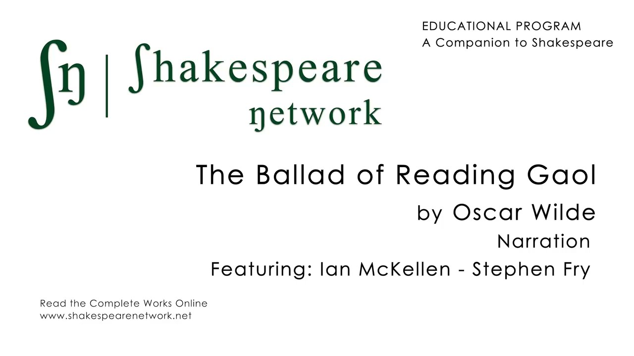The Ballad of Reading Gaol - Ian McKellen - Stephen Fry - Oscar Wilde - 1994 - Restored  2025 - 4K
