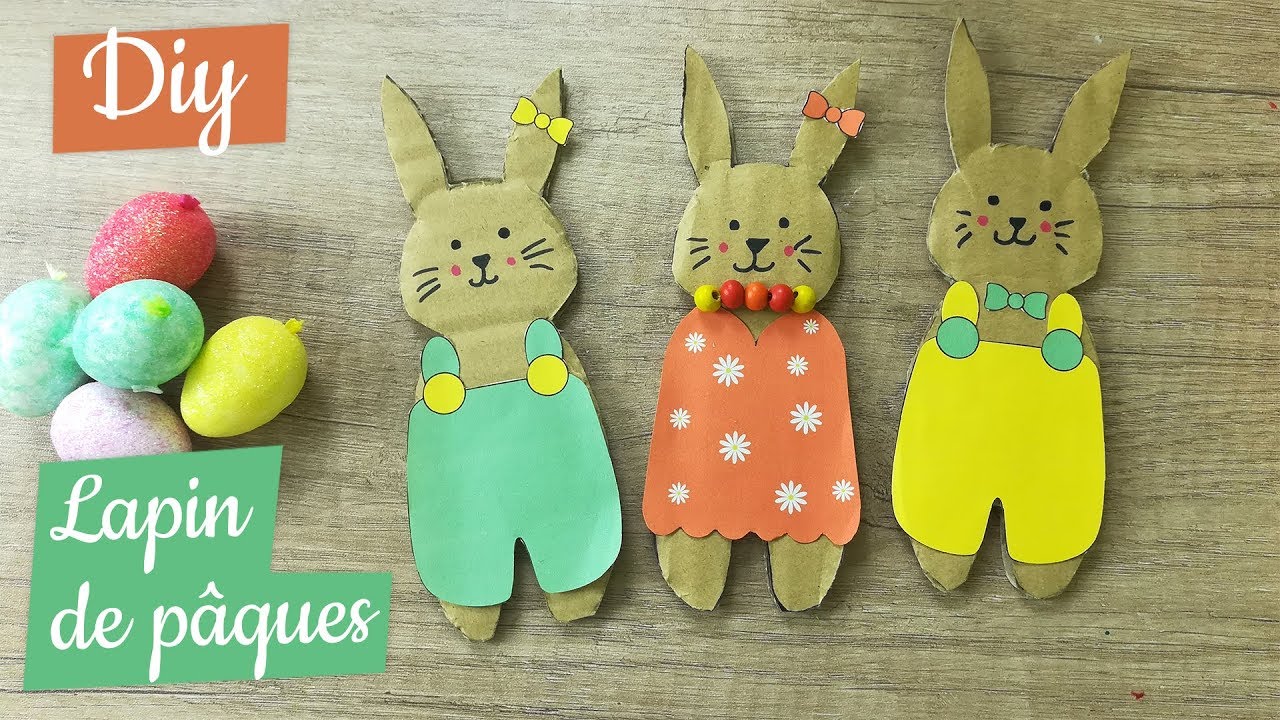 Des bricolages de Pâques faciles à faire avec les enfants en