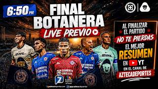 🔴 LIVE: LIVE PREVIEW Cruz Azul vs Pumas | Everything is ready for the FIRST LEG FINAL! 🏆⚽