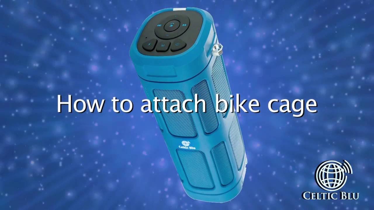 How to attached the Versatile Bluetooth Speaker & Bottle Bicycle Cage