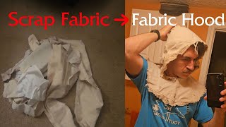How to Make a Hood from Scrap Fabric (No Pattern Needed) || Scrap Fabric #Sewing #DIY Hood #Tutorial